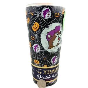 Bucees Collectible Glow In The Dark Halloween Double Pint Tumbler w Lid 32 oz